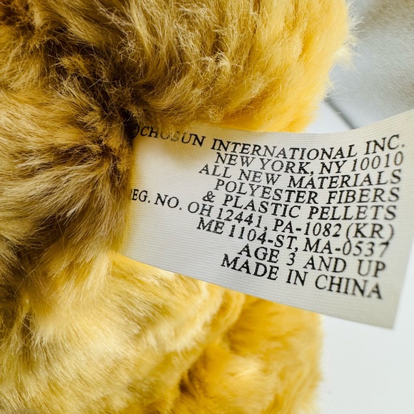 Chosun Intl Teddy Bear Bumblebee Bee on Nose Plush 14" Stuffed Animal Velvet Bow - Picture 8 of 8